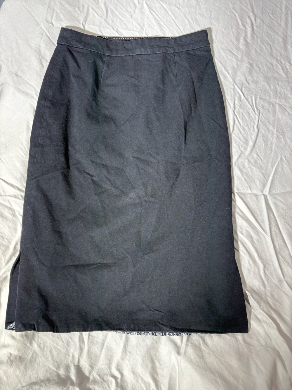 Anthropologie Black Pencil Skirt